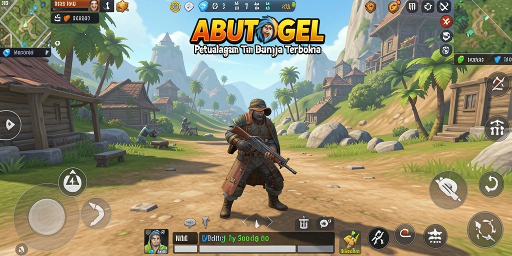 Tampilan gameplay Open World ABUTOGEL yang mengagumkan.