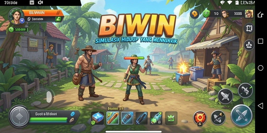 Tampilan gameplay BIWIN yang mengasyikkan dan interaktif.