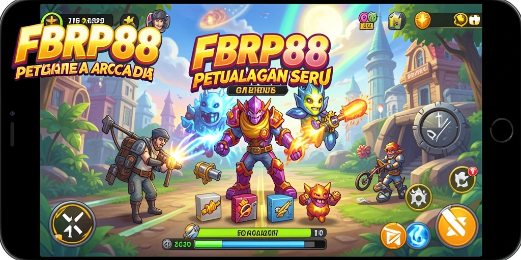 Tampilan gameplay FBRP88 saat pemain menjalani tantangan Arcade.