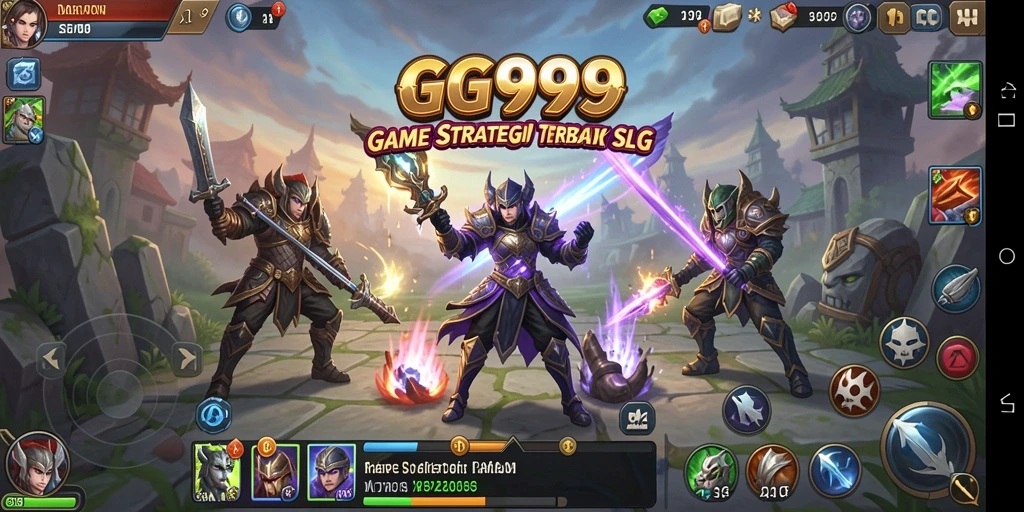 Screenshot gameplay GG999 yang menampilkan strategi mendalam.
