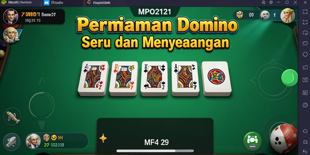 Tampilan menarik dari permainan Domino di MPO2121 yang mengasyikkan.