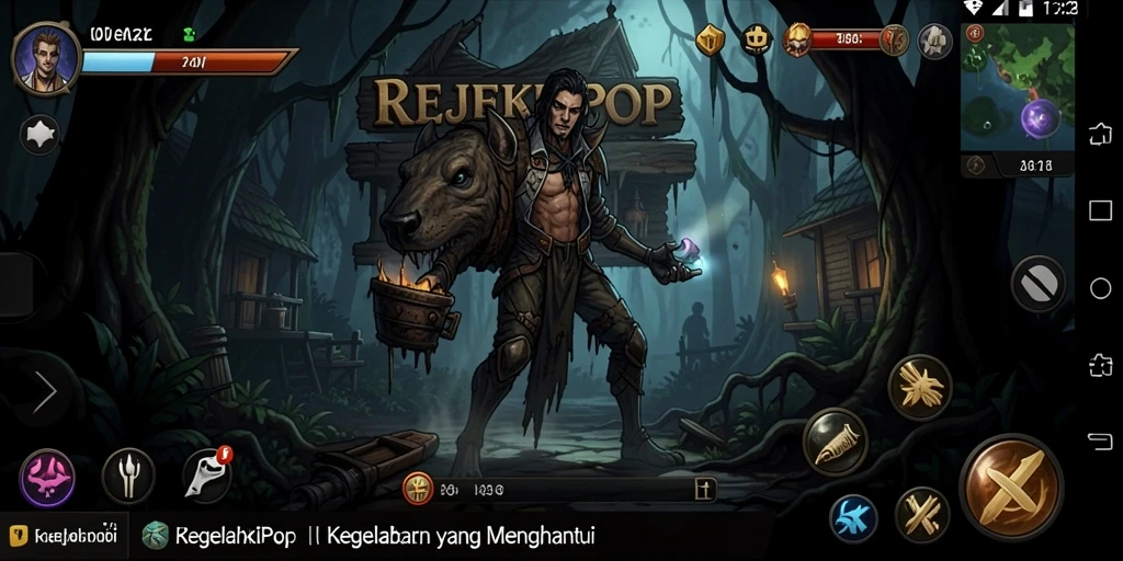 Gameplay mencekam di REJEKIPOP yang penuh teror.