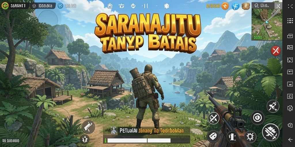 Menampilkan gameplay yang memukau dalam dunia terbuka SARANAJITU.