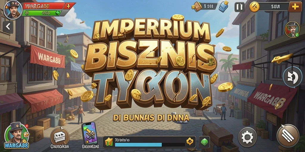 Tampilan menarik dari gameplay bisnis di WARGA88.